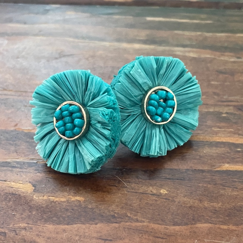 Chic Turquoise Statement Earrings